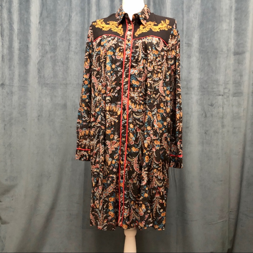 Holding Horses Escalante Button Down Shirt Dress